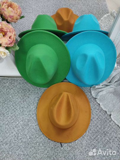 Новая шляпа Федора женская мужская