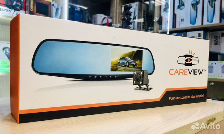 Новое Регистратор-Зеркало сенсорное А18 с камерой