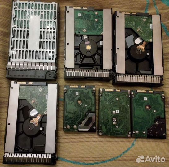 Серверные жёсткие диски for Gen8 Gen9 Gen10
