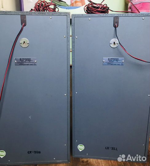 Колонки Pioneer, Japan, 2 шт. Ретро. 1970х