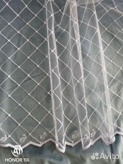 Тюль ромбик