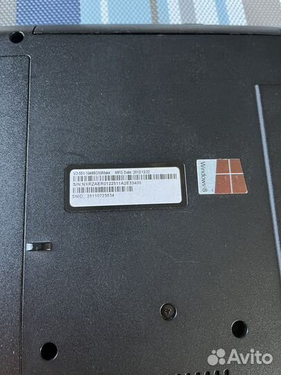 Ноутбук Acer v3 551