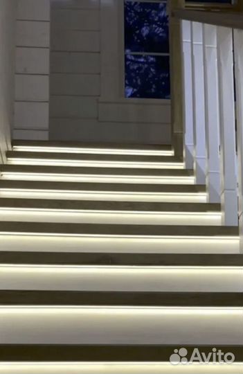 Подсветка лестницы с датчиками движения