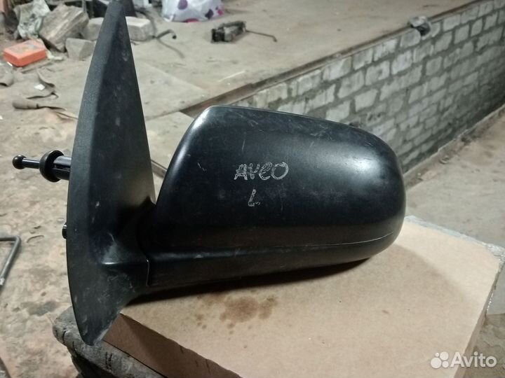 Левое боковое зеркало aveo T-250
