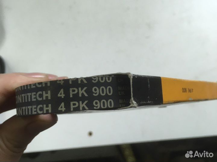 Ремень поликлиновой, 4PK900, Contitech, 4PK900