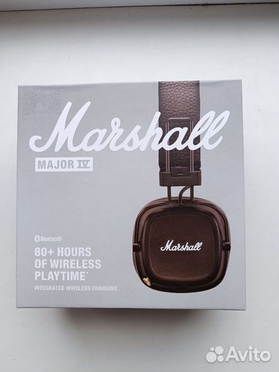 Наушники Marshall Major IV Brown (оригинал)