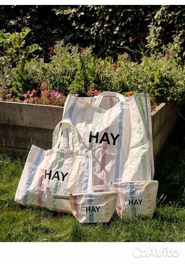 HAY Candy Stripe Сумка Шопер M разные