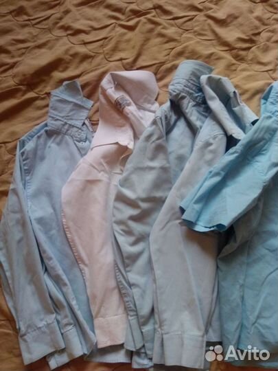 Рубашка школьные р.122-128/31