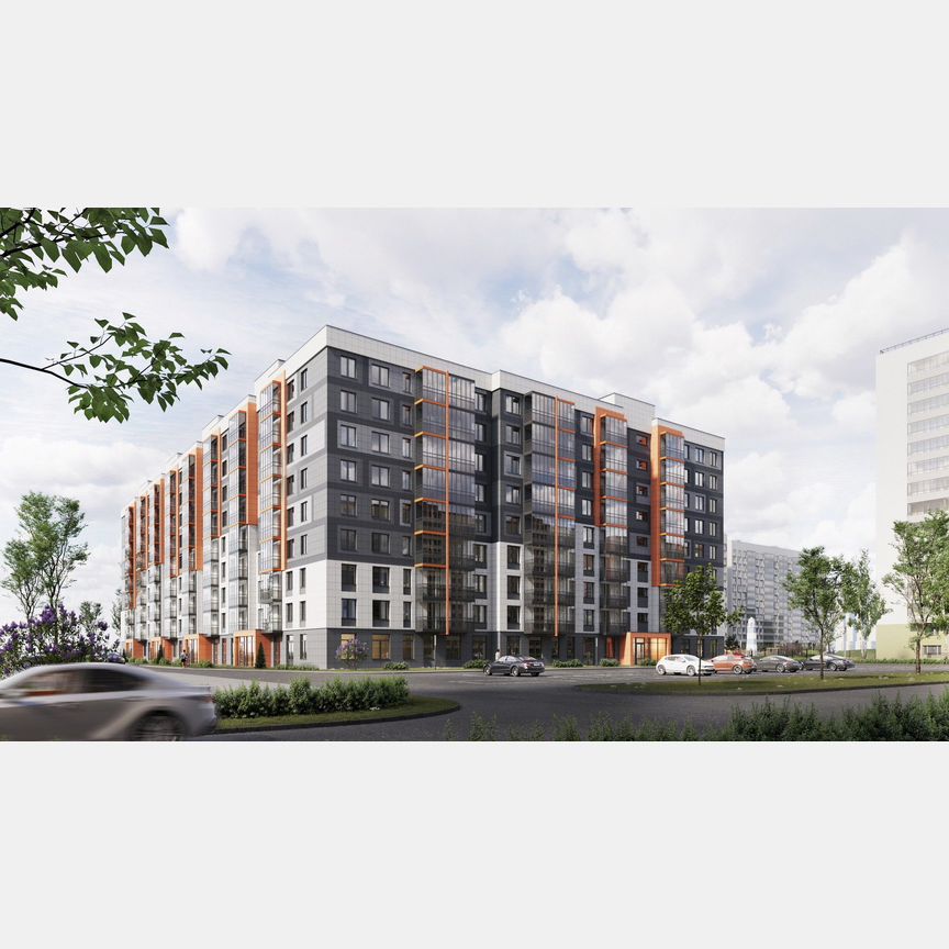 2-к. квартира, 60,7 м², 3/9 эт.