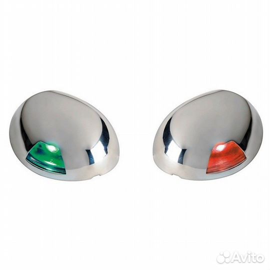 Бортовой огонь светодиодный Sea-Dog красный 112,5 12В 65,5x58,5x27мм из нержавеющей стали aisi316 на