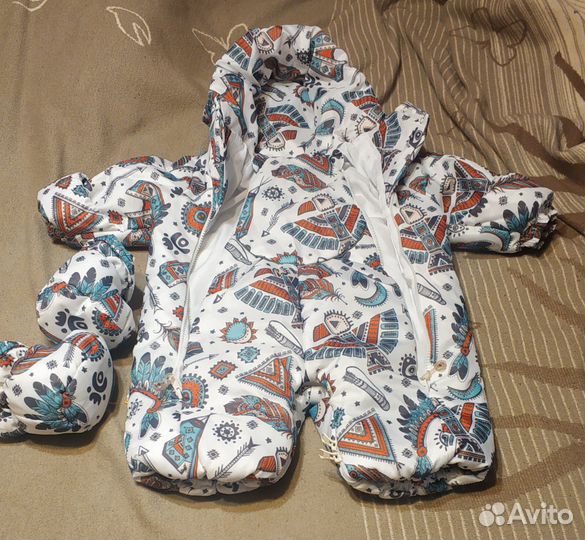 Комбинезон трансформер зимний 74