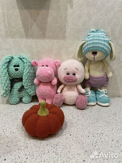 Вязаные игрушки ручной работы