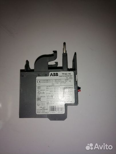 Тепловые реле защиты от перегрузки ABB