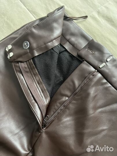 Брюки кожаные