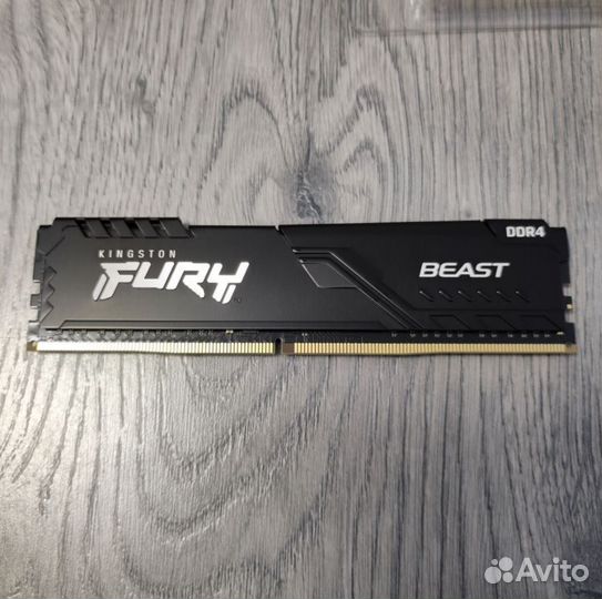 Озу Kingston Fury Beast 8Gb 3200MHz (Новая)