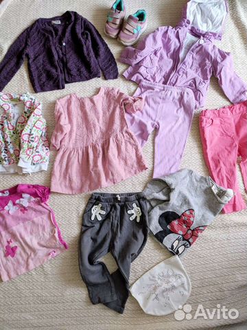Брендовые вещи для девочки 80-86. Zara, Next, C&A