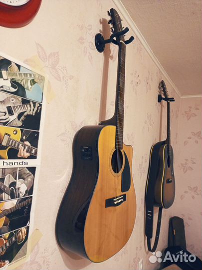 Гитара электроакустика Fender CD-60CE NAT-DS-V2