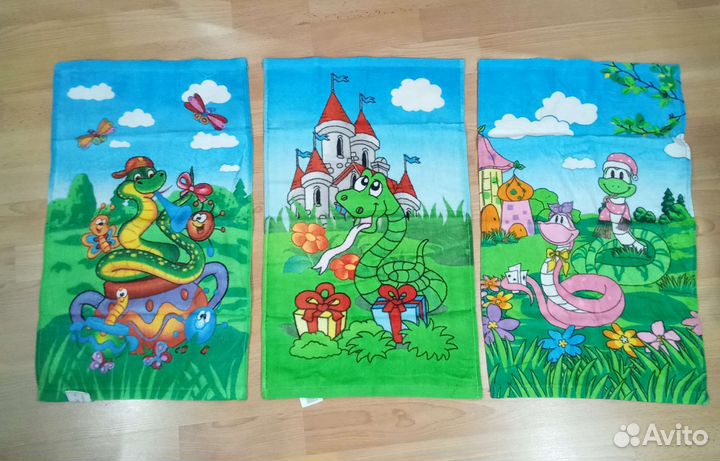 Махровые полотенца новые