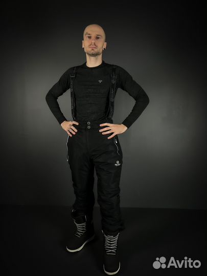 Полукомбинезон горнолыжный Evil Wolf Чёрный