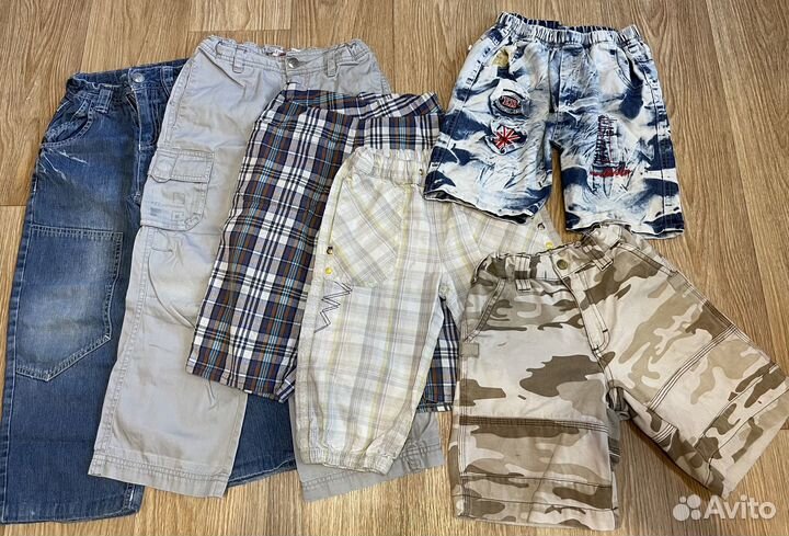 Вещи на мальчика 5 6 лет пакетом. Штаны шорты