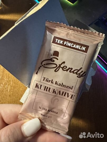 4 упаковки Кофе молотый для турки Efendy kurukahve