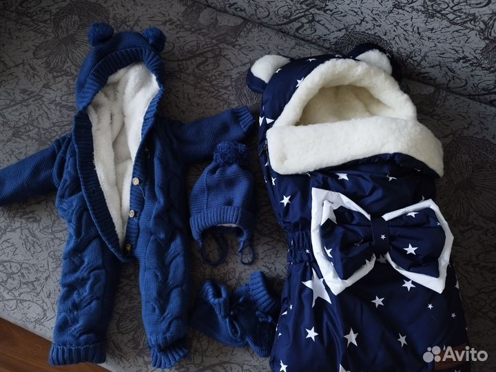 Конверт на выписку для мальчика зима