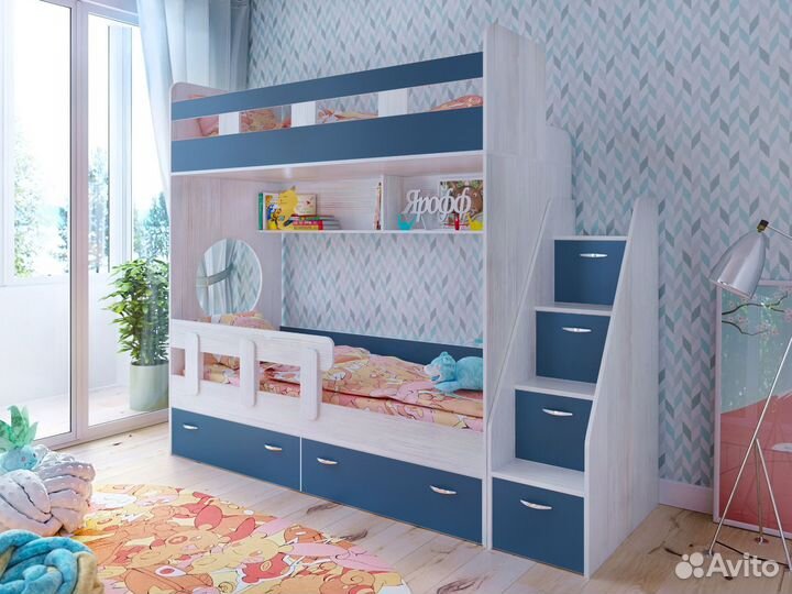 Двухъярусная кровать Юниор-1. Новая. Любые цвета