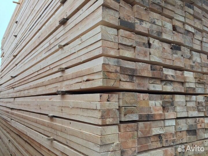 Доска обрезная хвоя 25x100x6000