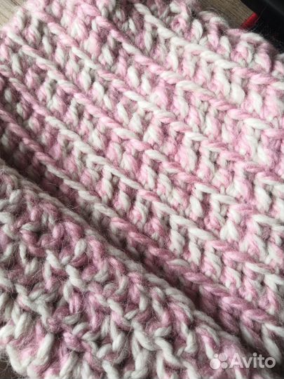 Шапка с ушами вязаная