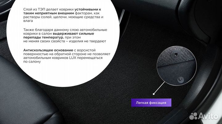 Ворсовые коврики для Audi А7 2010-2018