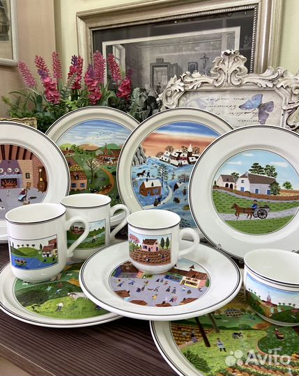 Тарелки и чашки Villeroy& Boch