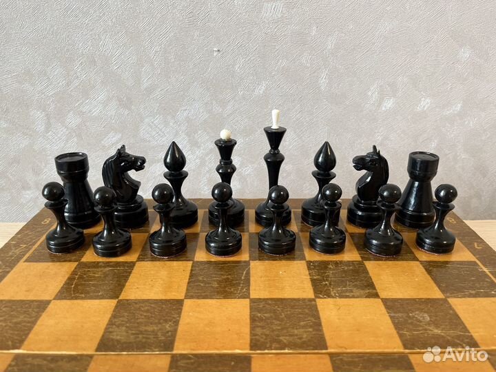 Шахматы деревянные СССР Бородинские 40х40