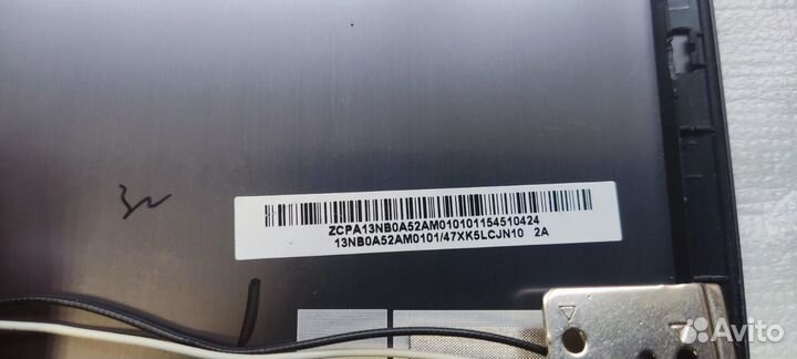 Задняя крышка матрицы для Asus K501