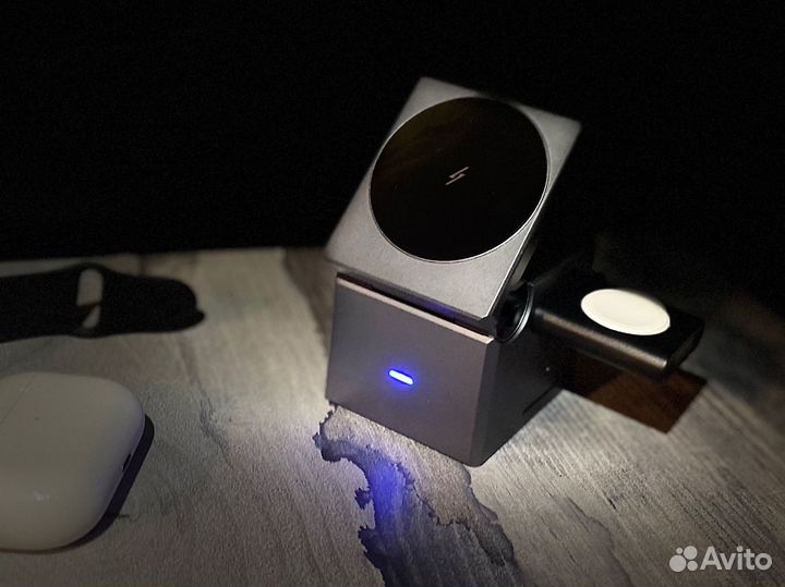 Беспроводное зу аналог Anker Cube с MagSafe 3в1