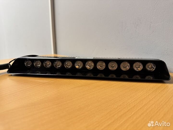 Стробоскоп под лобовое стекло, синий - красны