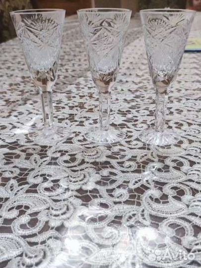 Рюмки на ножках Гусь-Хрустальный