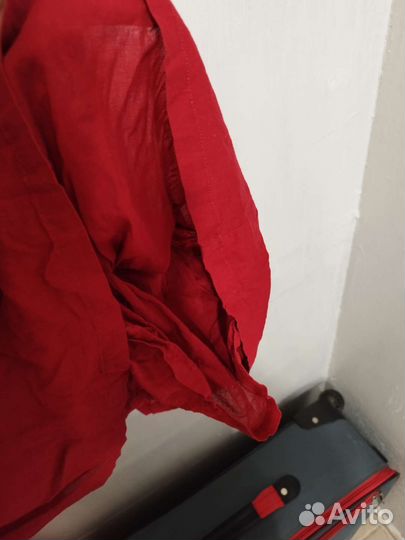 Платье красное твое хлопок