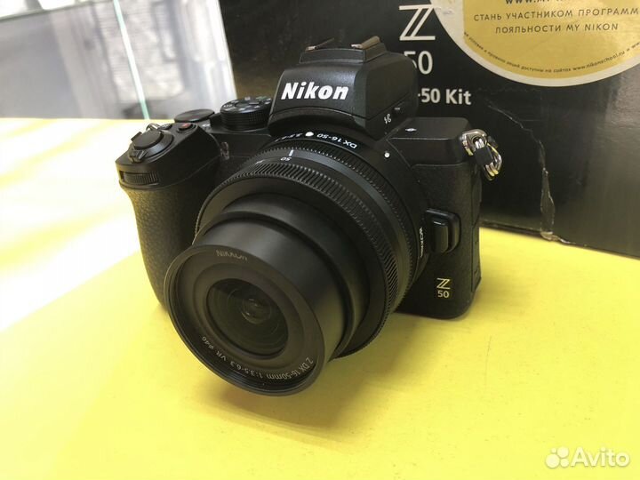 Фотоаппарат системный Nikon Z 50 + nikkor Z DX 16