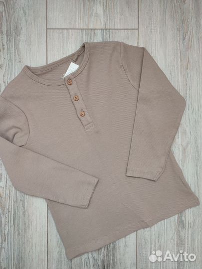 Лонгслив в рубчик 92