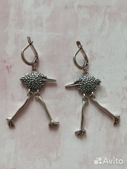 Серебряные серьги 