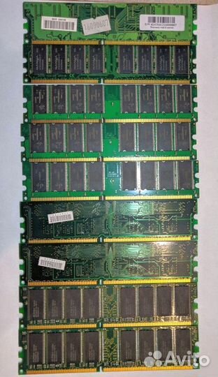 Модули оперативная память RAM DDR и DDR2