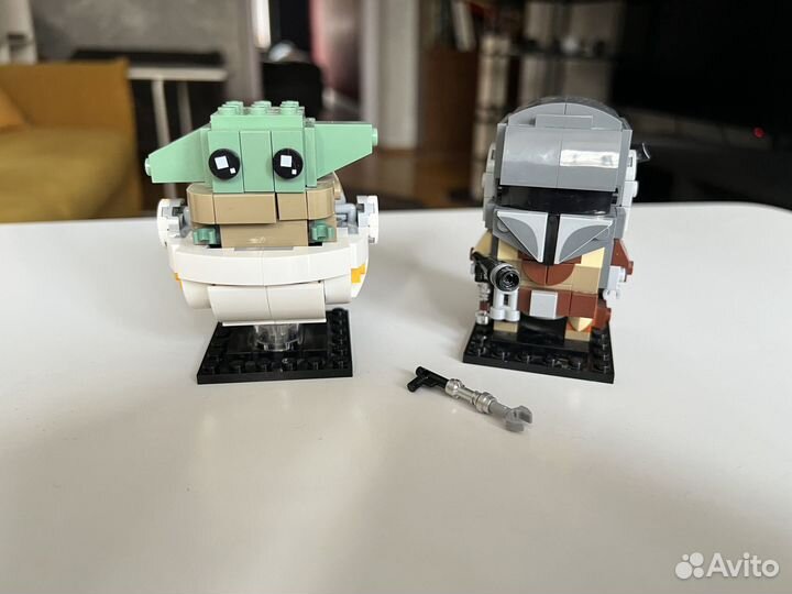 Lego мандалорец и малыш йода оригинал