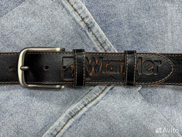 Ремень кожаный Wrangler
