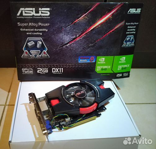 Asus GT640 2gb - с артефактами купить в Москве | Электроника | Авито
