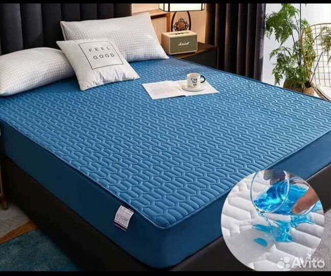 Покрывало плед топпер на матрас наматрасник 90*200