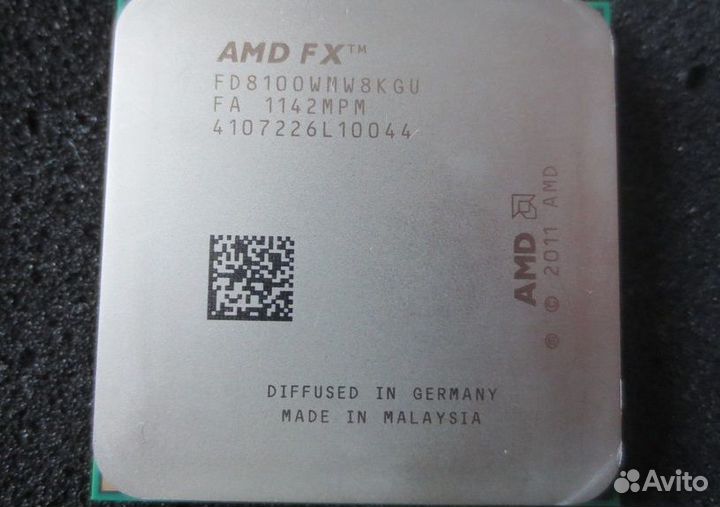 Процессор FX-8100 amd 8 ядер сокет AM3+