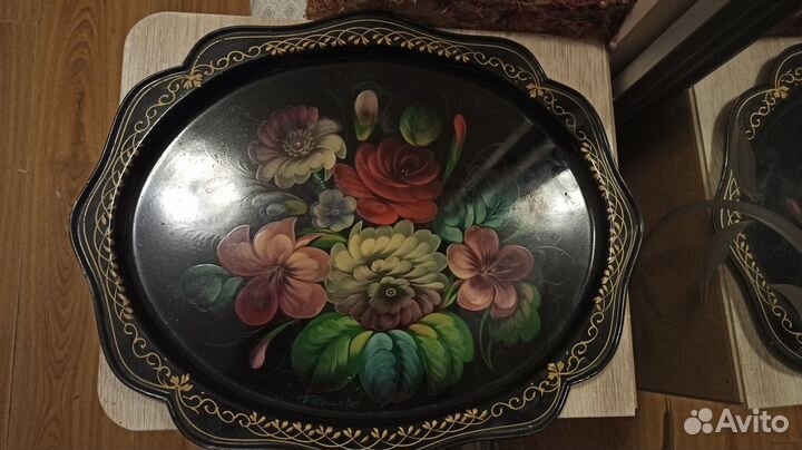 Поднос Жостово СССР б/у