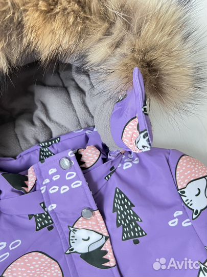 Зимняя куртка для девочки 80 86