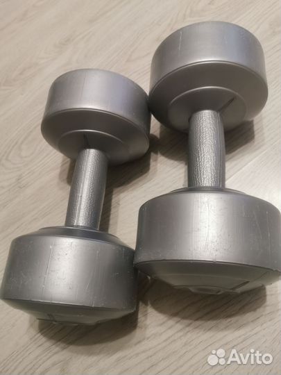 Гантели пластиковые 4кг