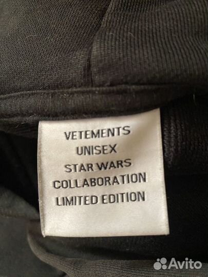 Vetements худи star wars